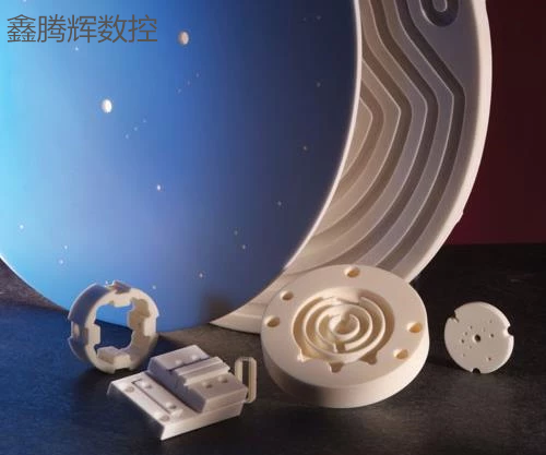 从这个样本可以看出陶瓷加工的陶瓷工件的多样性和复杂性，圆盘直径12英寸